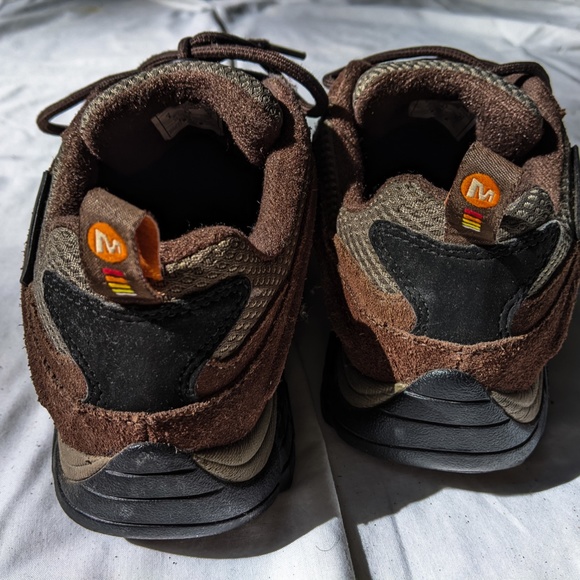 Merrell Moab chocolate brown mens 9 hiking boots - Picture 5 of 8